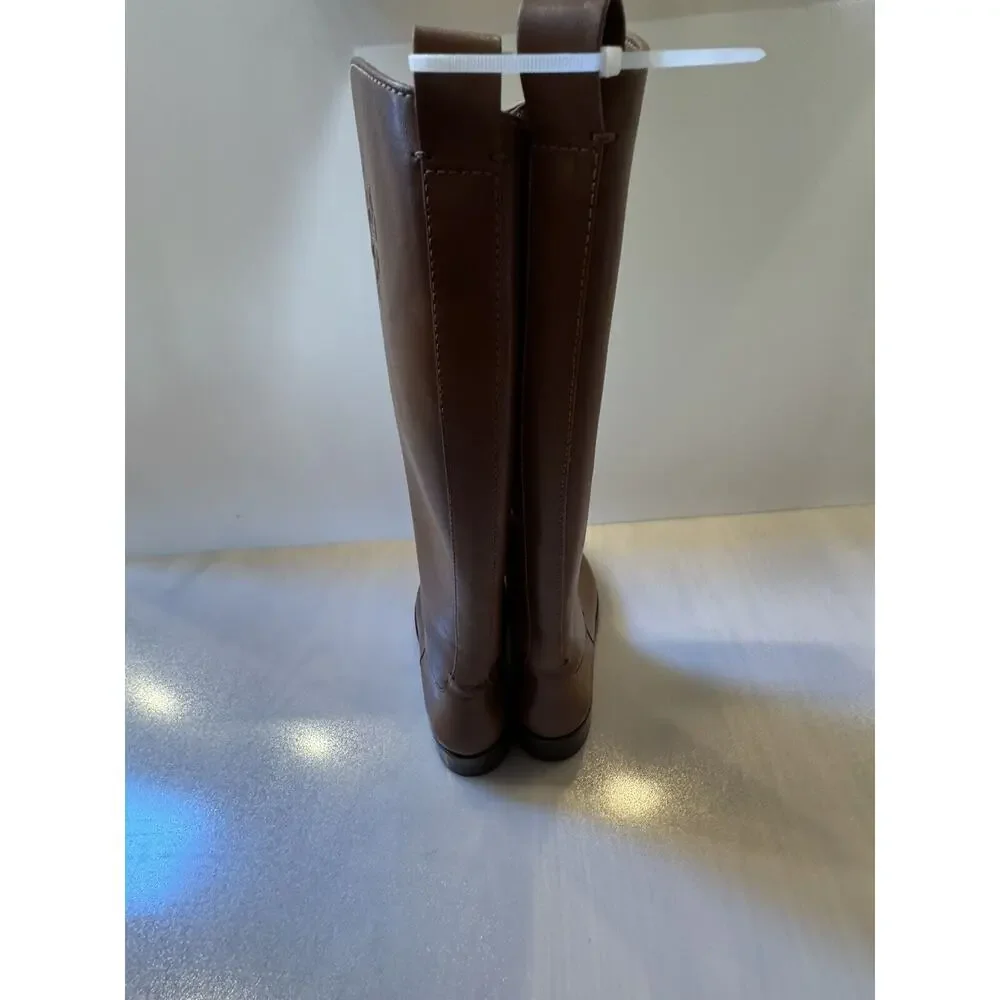 Tory Burch The Riding Boot Size 8 Palissandro (Royal Tan) Color $648